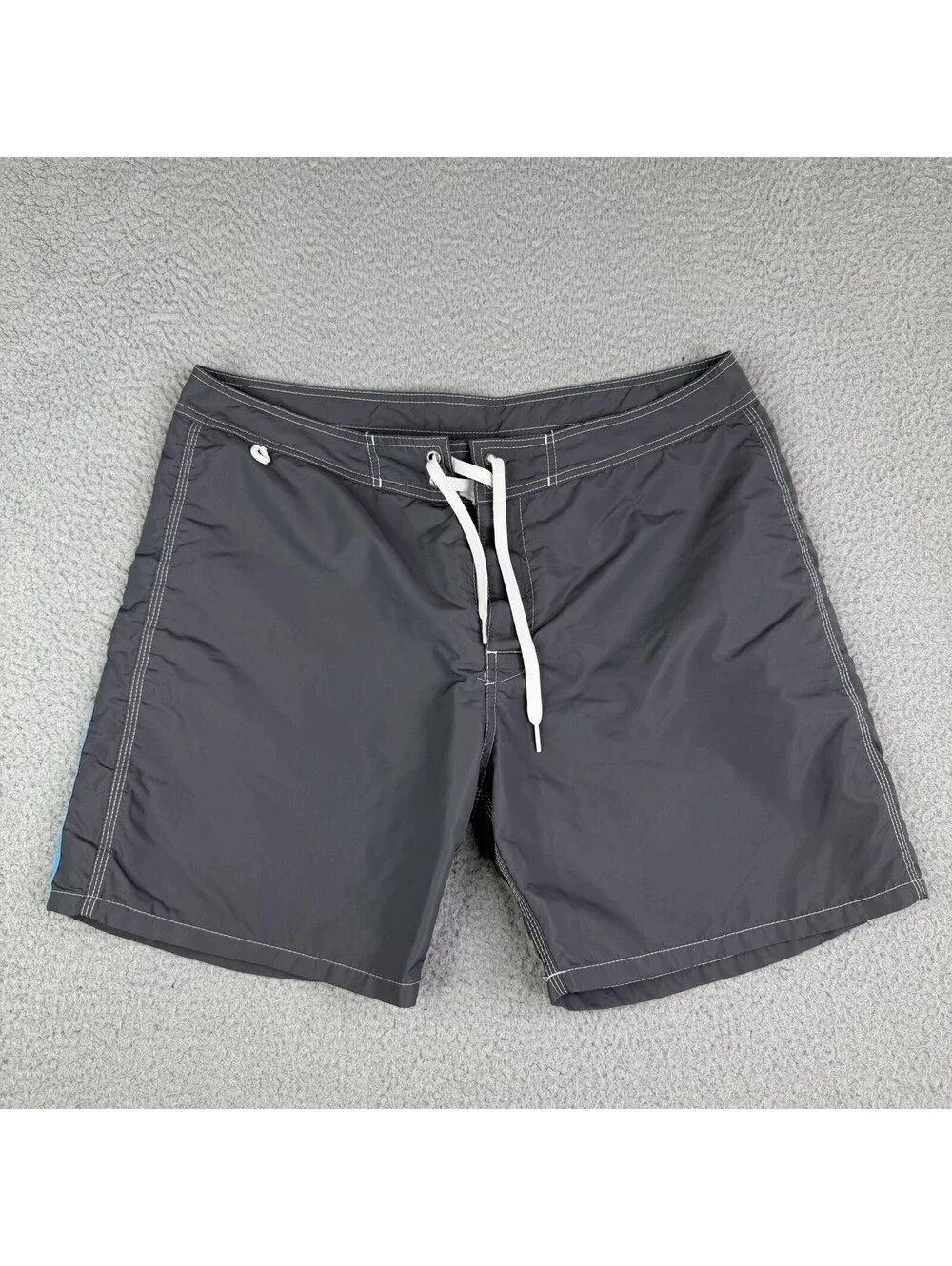 Rainbow Sundek 34 Gray Surf Beach Board Shorts Swim Trunks Bathing Suit